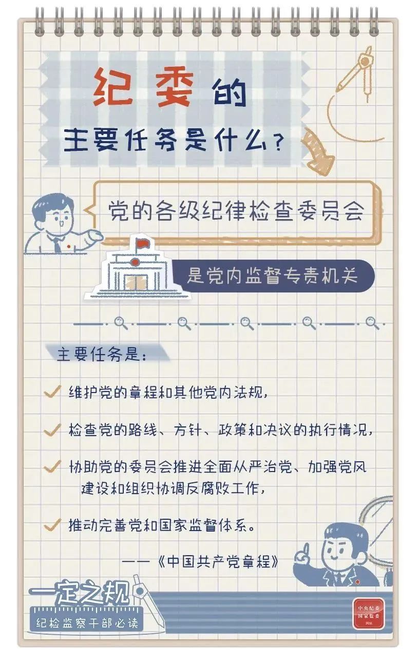 一定之规：纪委的主要任务是什么？